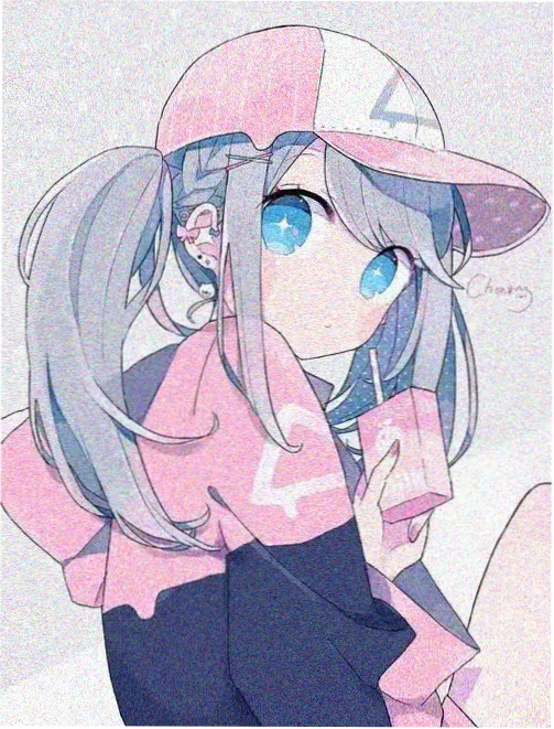 电影感侧脸漫画人物头像